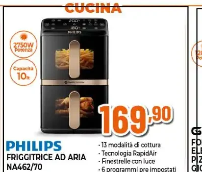 Friggitrice ad aria NA462/70