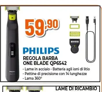 Regolabarba One Blade QP6542
