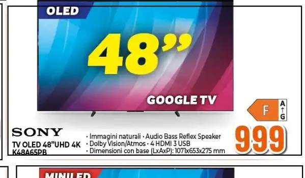 Sony TV OLED 48 UHD 4K K-48A5B