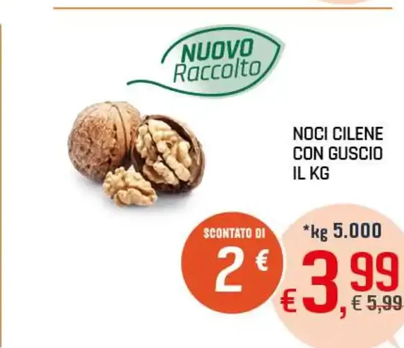 Noci cilene con guscio