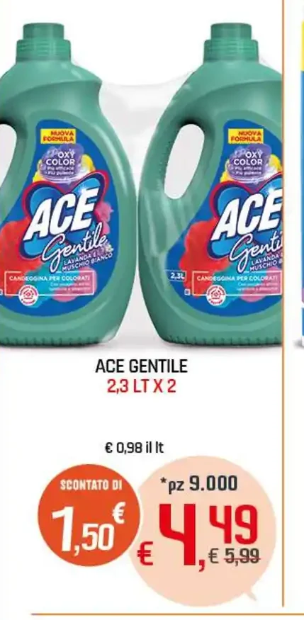 Detersivo Ace Gentile