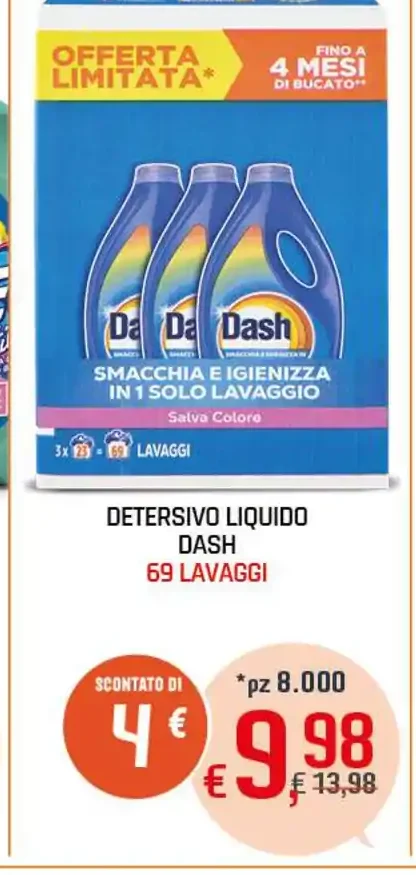 Detersivo liquido Dash