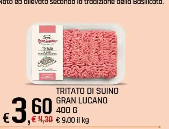 Tritato di suino Gran Lucano