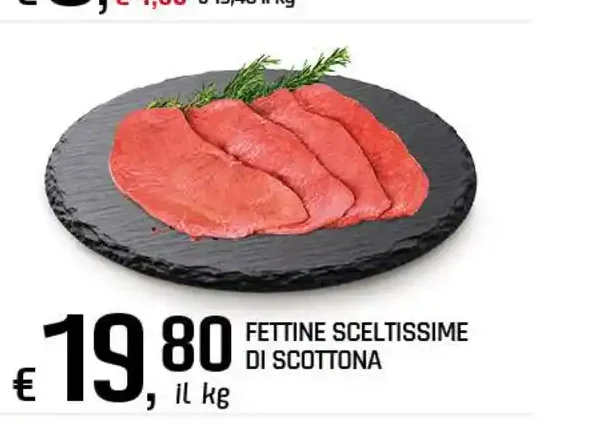 Fettine sceltissime di Scottona