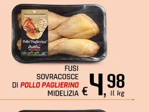 Fusi sovracosce di pollo paglierino Midelizia