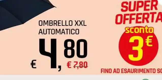 Ombrello XXL automatico