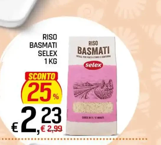 Riso basmati Selex