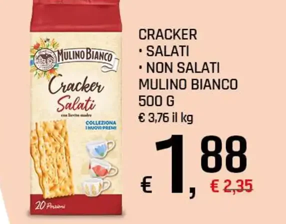 Cracker Mulino Bianco
