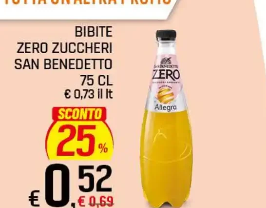 Bibita Zero Zuccheri San Benedetto
