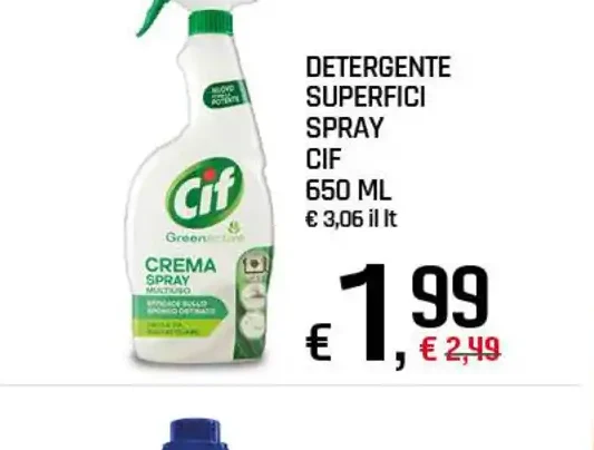 Detergente superfici spray Cif