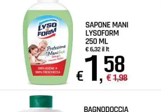 Sapone mani Lysoform