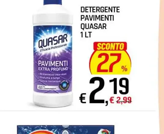 Detergente pavimenti Quasar