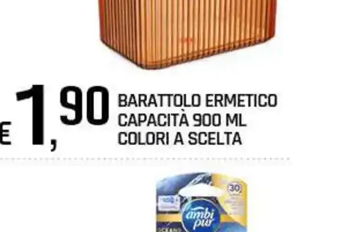 Barattolo ermetico