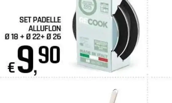 Set padelle alluflon