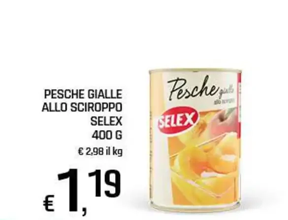 Pesche gialle allo sciroppo
