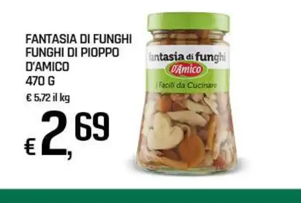 Fantasia di funghi fili di pioppo D'Amico