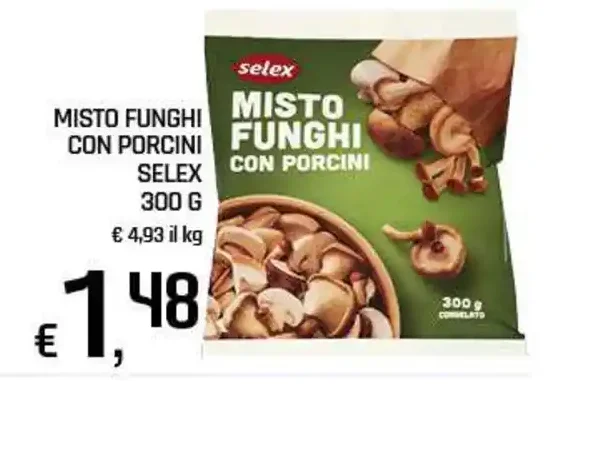 Misto funghi con porcini Selex
