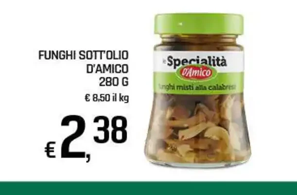 Funghi sott'olio D'Amico