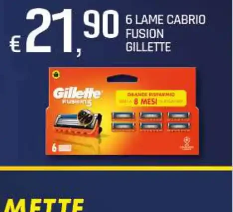 Rasoio Fusion Gillette