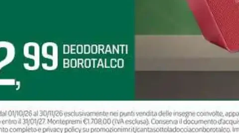Deodoranti Borotalco