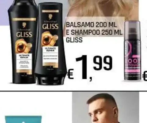 Balsamo e shampoo Gliss
