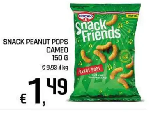 Snack Peanut Pops Cameo