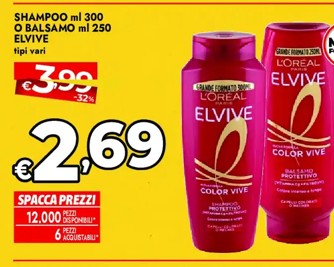 Shampoo o balsamo Elvive