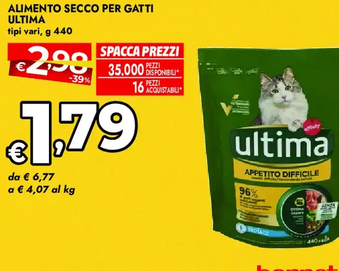Alimento secco per gatti