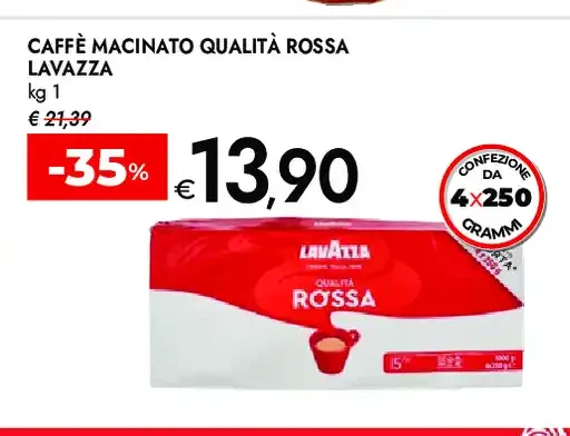 Caffè macinato qualità rossa