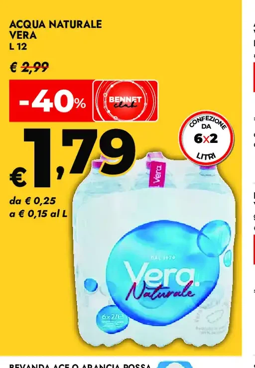 Acqua naturale