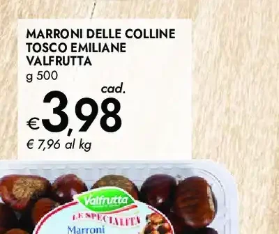 Marroni delle Colline Tosco Emiliane Valfrutta