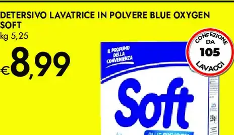 Detersivo lavatrice in polvere Blue Oxygen Soft