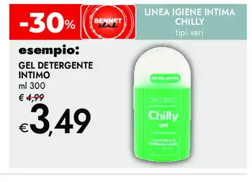 Gel detergente intimo Chilly
