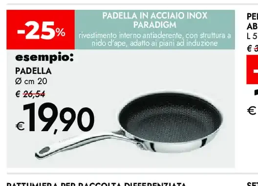 Padella in acciaio inox Paradigm