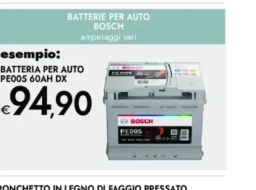 Batterie per auto