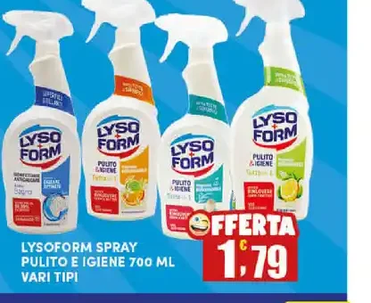 Spray pulito e igiene
