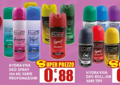 Deodorante spray Hydra Viva