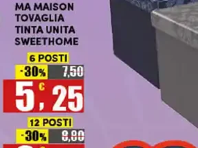 Tovaglia tinta unita Sweethome