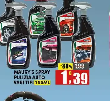 Spray pulizia auto