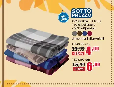 Coperta in pile