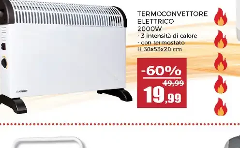 Termoconvettore elettrico