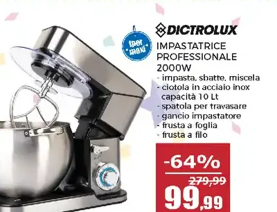 Impastatrice professionale