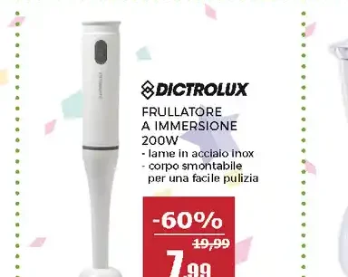 Frullatore a immersione