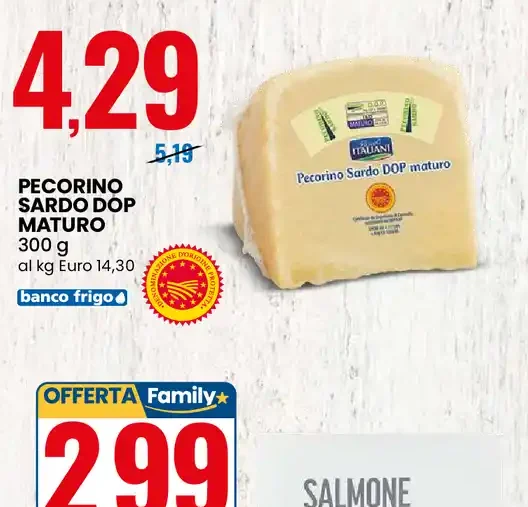 pecorino sardo DOP maturo