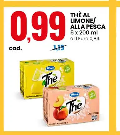 Tè al limone/pesca