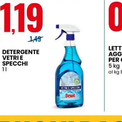 Detergente vetri e specchi