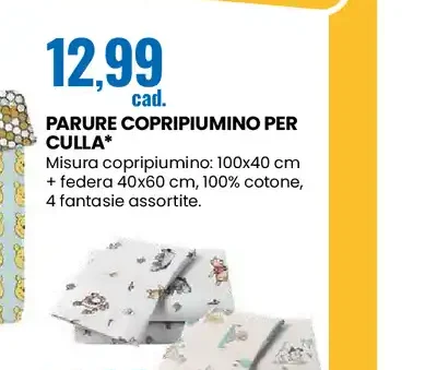 Parure copripiumino per culla