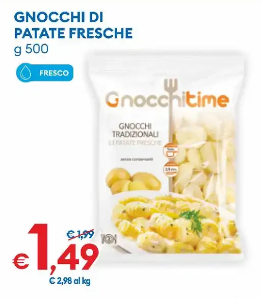 Gnocchi di patate fresche