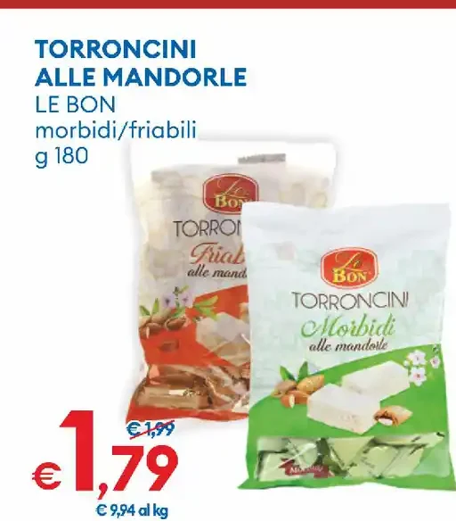 Torroncini alle mandorle