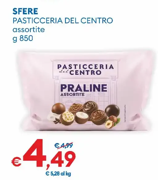 Sfere praline assortite